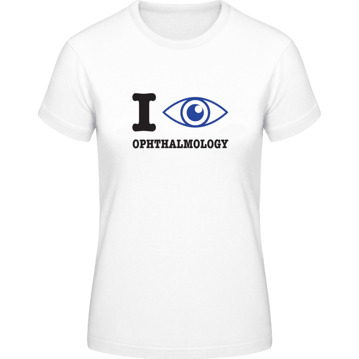 I Love Ophthalmology T-skjorte for kvinner contain pic