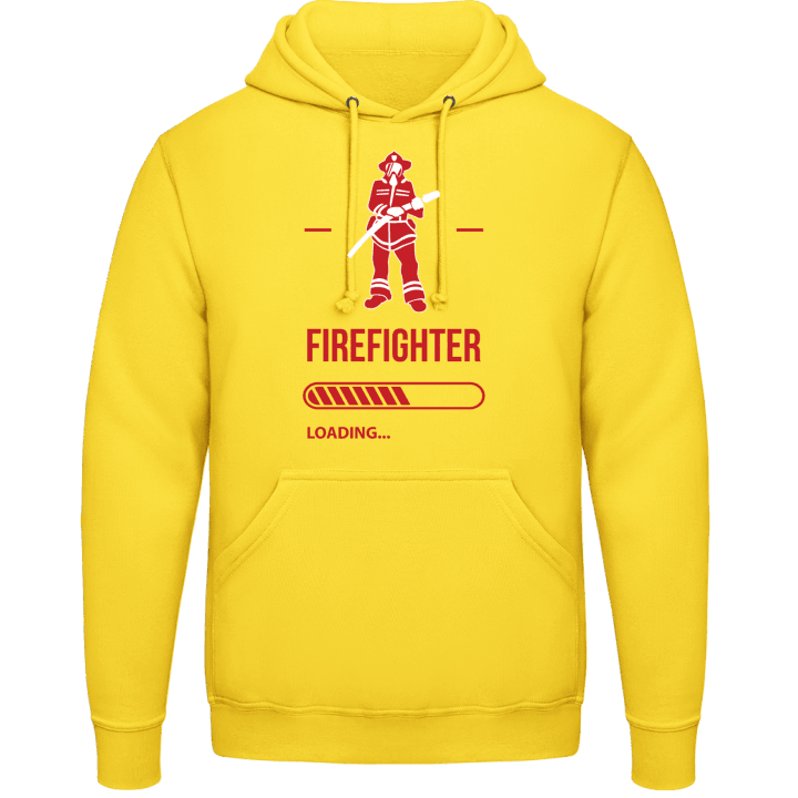 Firefighter Loading Felpa con cappuccio contain pic