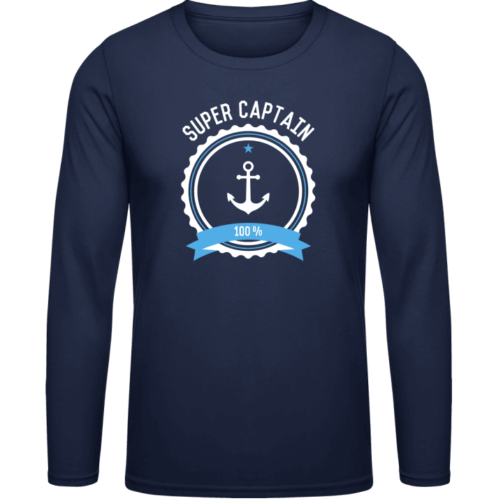 Super Captain 100 Percent Shirt met lange mouwen contain pic