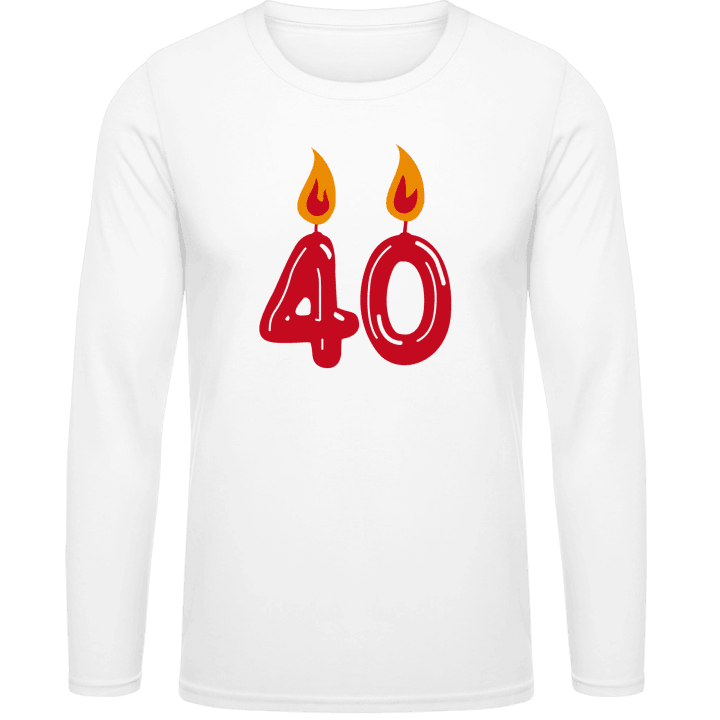 40th Birthday Långärmad skjorta 0 image