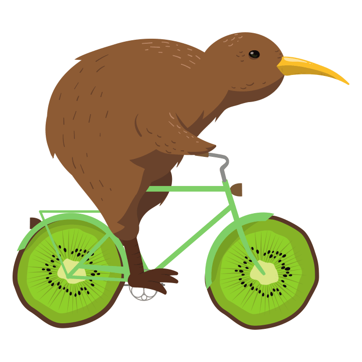 Kiwi Riding Kiwi-Bike Sudadera con capucha para mujer 0 image