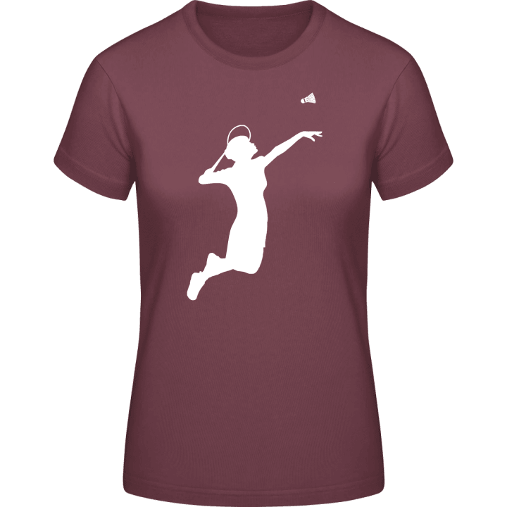 Female Badminton Player Vrouwen T-shirt 0 image