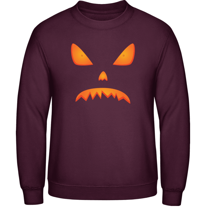 Angry Halloween Pumpkin Effect Sweatshirt 0 image