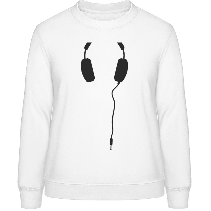 Headphones Effect Vrouwen Sweatshirt contain pic