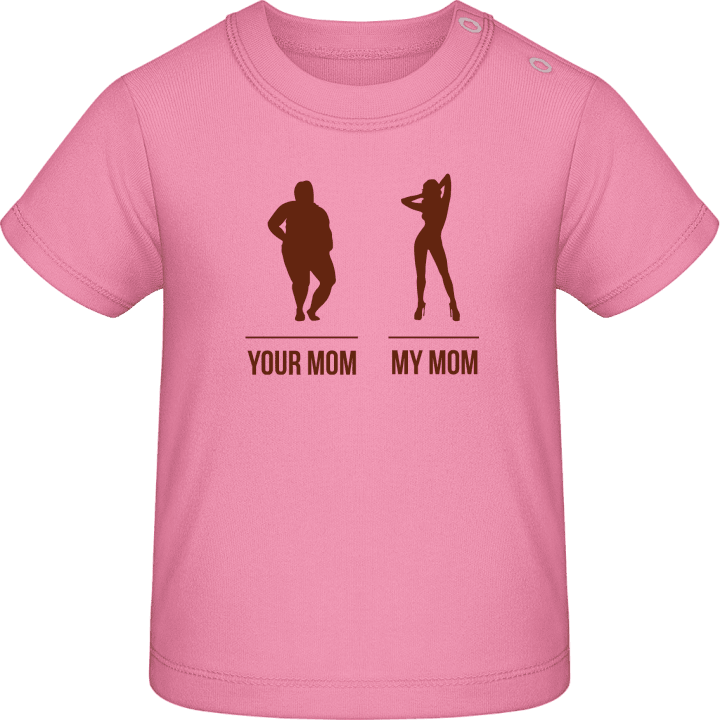 Fat Mom Hot Mom Baby T-Shirt 0 image