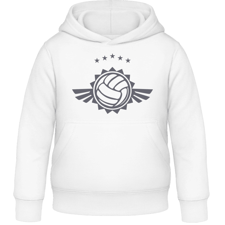 Volleyball Logo Winged Sweat à capuche pour enfants contain pic