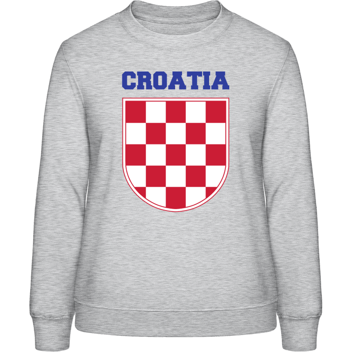 Croatia Flag Shield Sweat-shirt pour femme 0 image