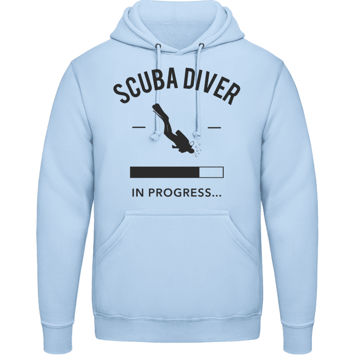 Diver in Progress Hoodie contain pic