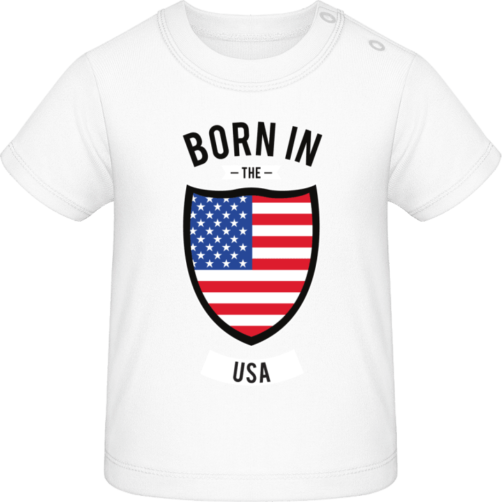 Born in the USA Camiseta de bebé contain pic