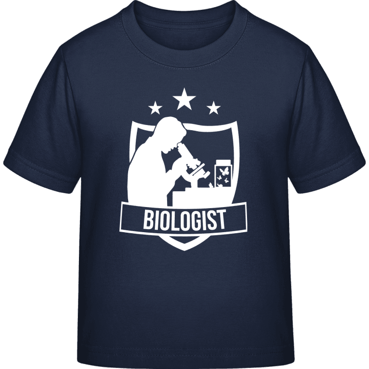Biologist Silhouette Star Camiseta infantil contain pic