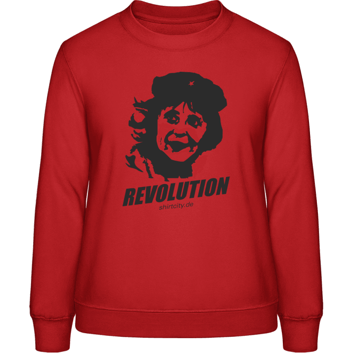 Merkel Revolution Frauen Sweatshirt 0 image