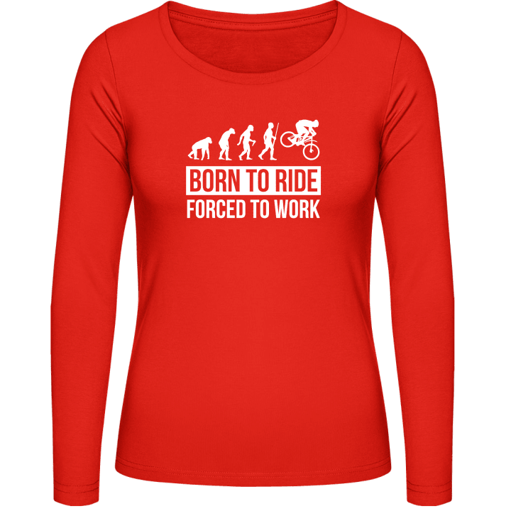 Born To Ride Evolution Vrouwen Lange Mouw Shirt contain pic