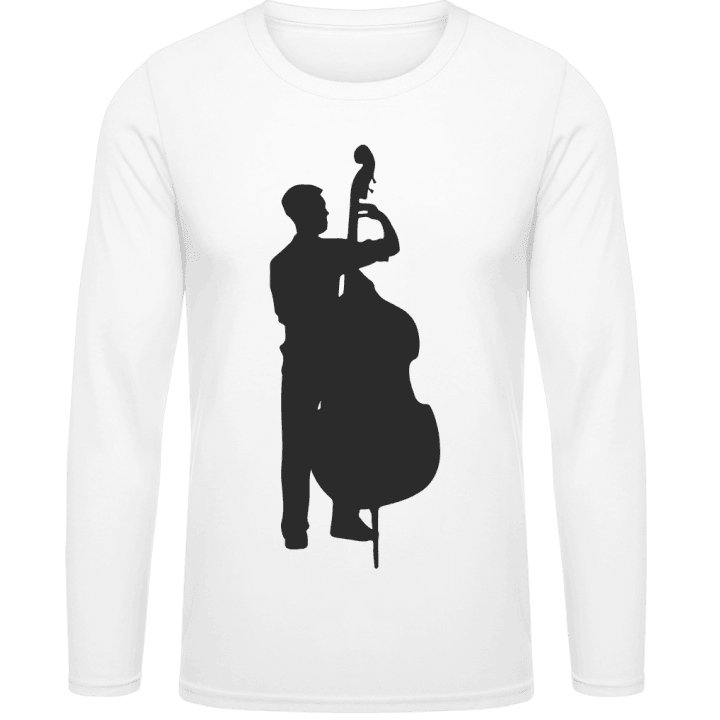 Contrabassist Male Long Sleeve Shirt contain pic