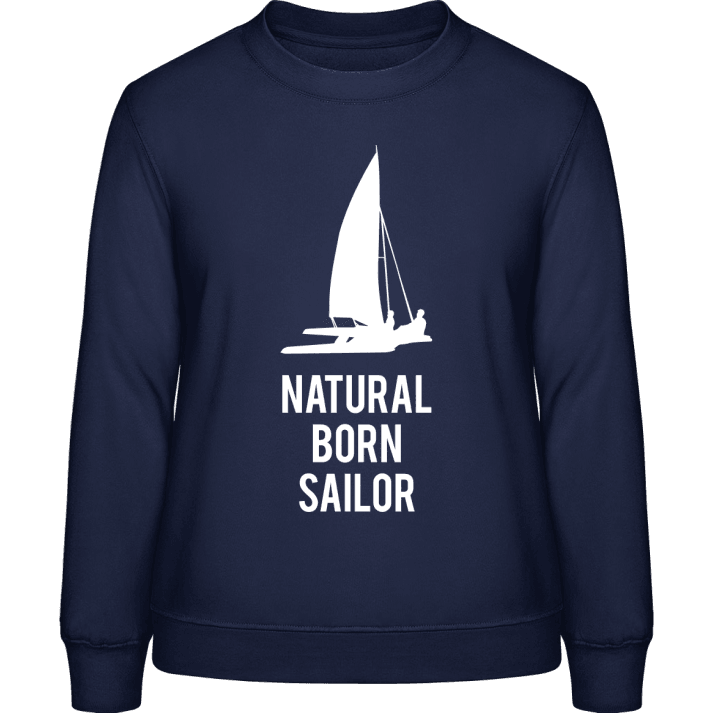 Natural Born Catamaran Sailor Genser for kvinner contain pic