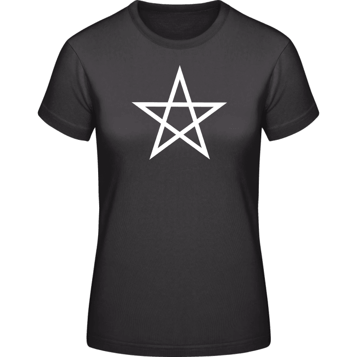 Pentagram T-shirt för kvinnor contain pic