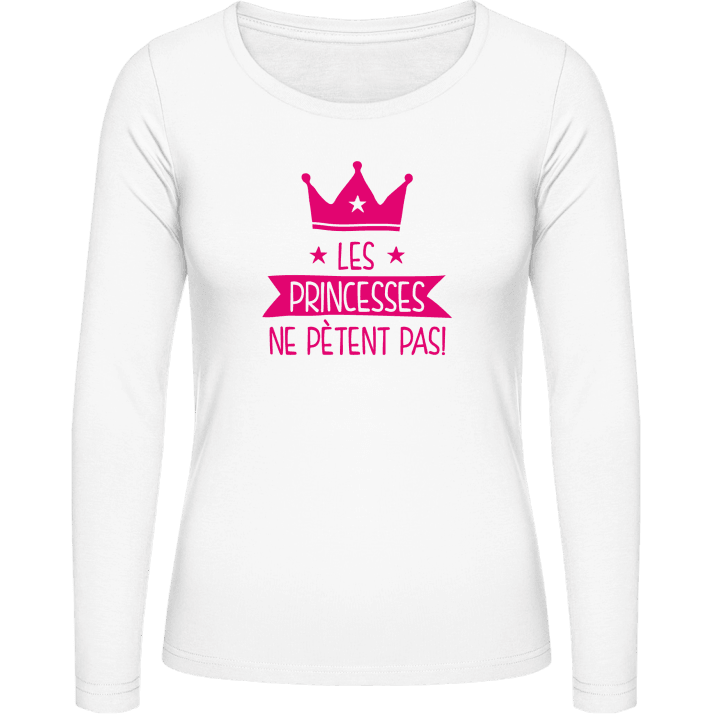 Les princesses ne pètent pas T-shirt à manches longues pour femmes 0 image