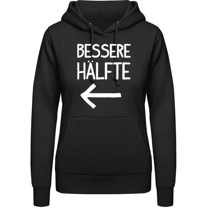 Linke Bessere Hälfte Sudadera con capucha para mujer contain pic