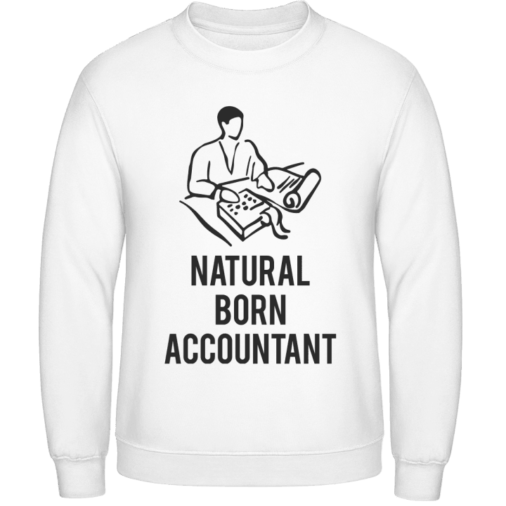 Natural Born Accountant Sudadera contain pic