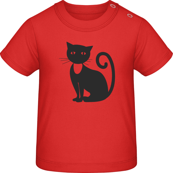 Katt Profile T-shirt för bebisar 0 image