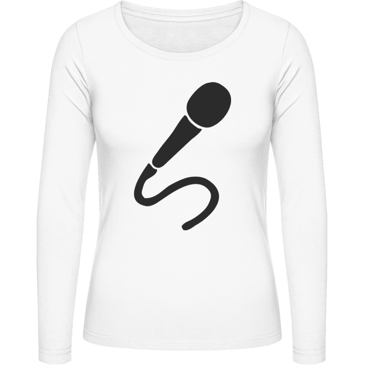 Micro T-shirt à manches longues pour femmes contain pic