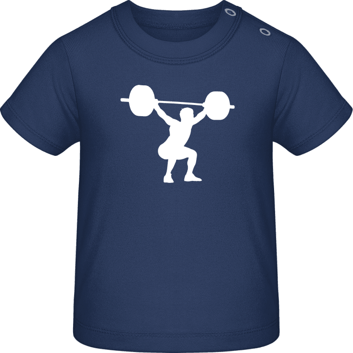 Weightlifter Baby T-skjorte contain pic