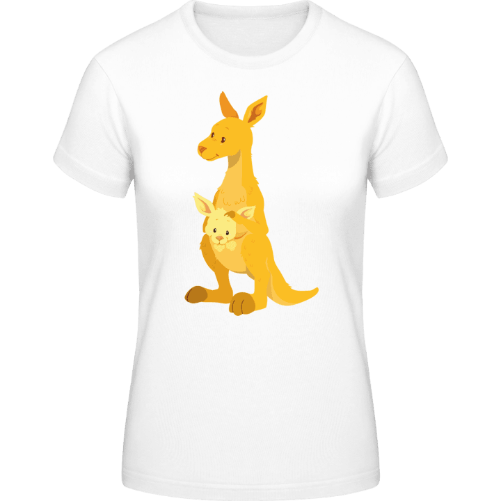 Kangaroo With Baby T-shirt för kvinnor 0 image