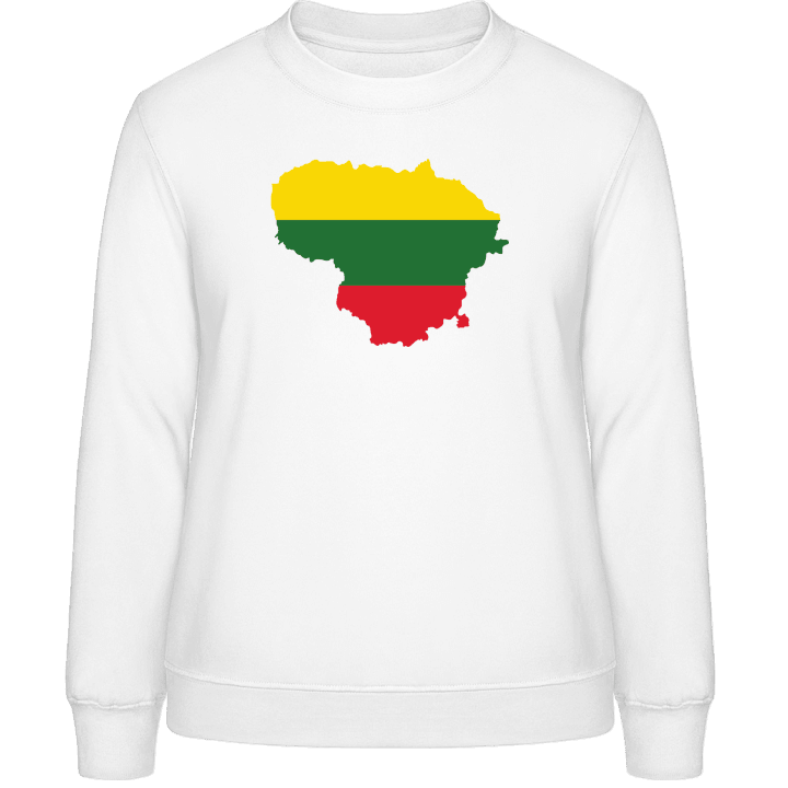 Lithuania Map Sweatshirt för kvinnor contain pic