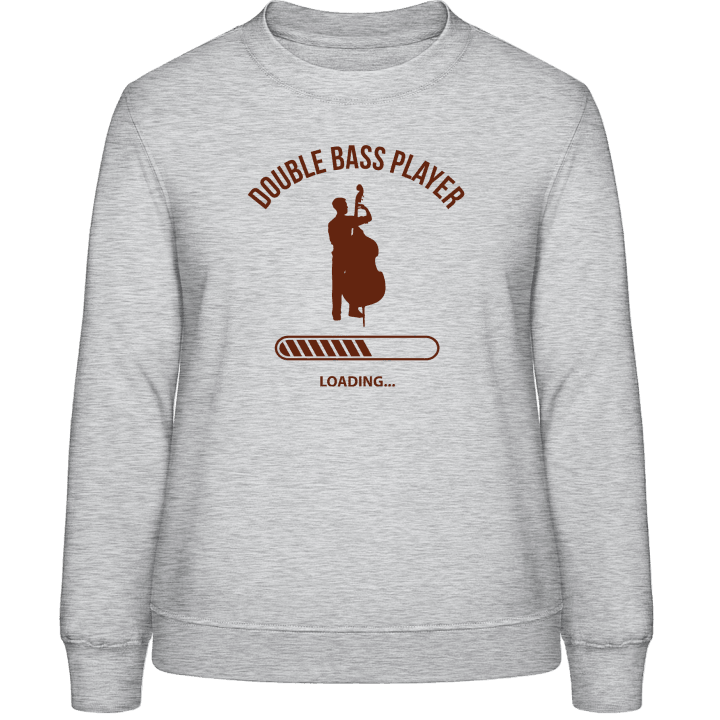 Double Bass Player Loading Sweatshirt för kvinnor contain pic
