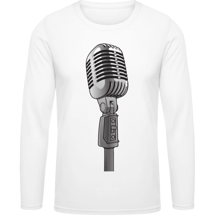 Microphone Logo Long Sleeve Shirt contain pic