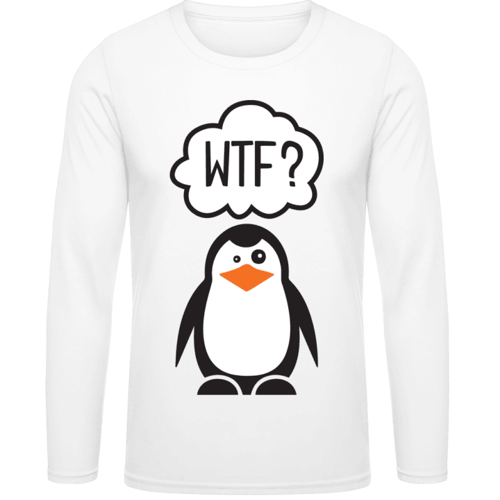WTF Penguin Shirt met lange mouwen 0 image