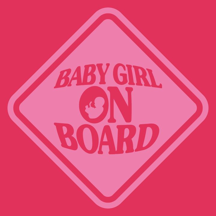Baby Girl On Board T-skjorte for kvinner 0 image
