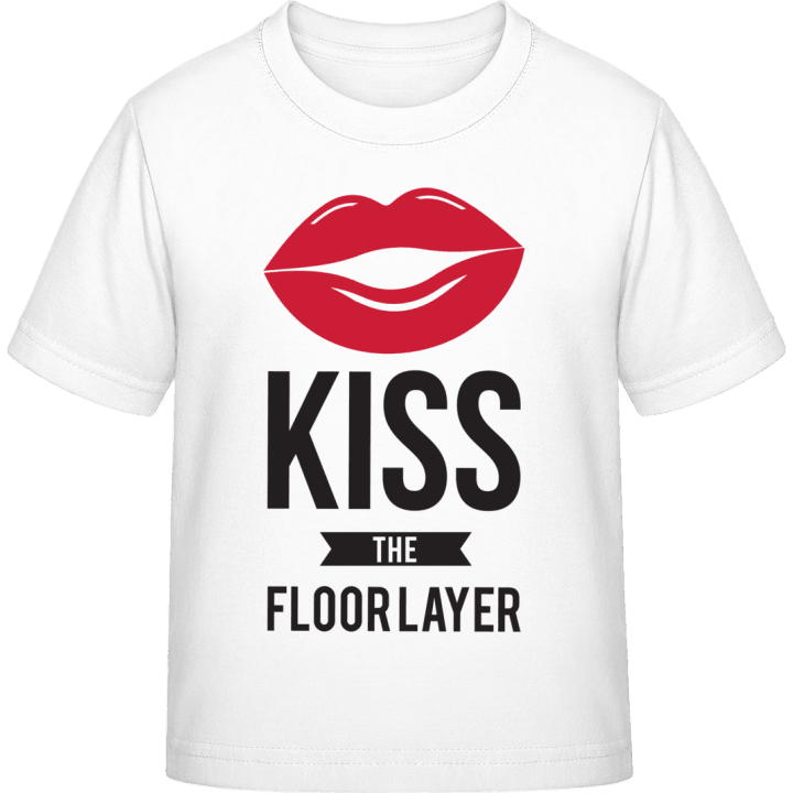 Kiss The Floor Layer T-skjorte for barn contain pic