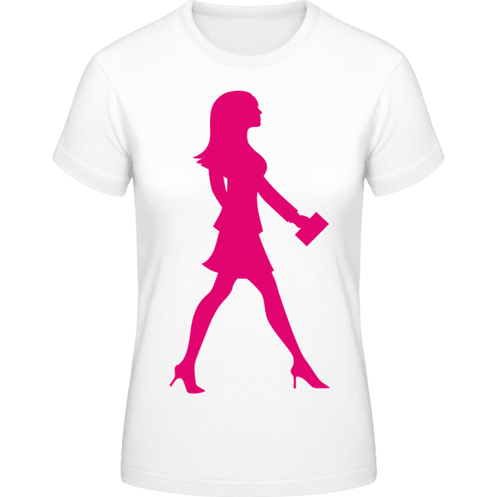 Woman Silhouette T-shirt til kvinder 0 image