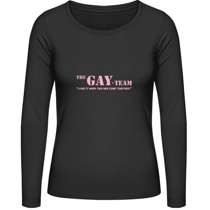 The Gay Team Langermet skjorte for kvinner contain pic