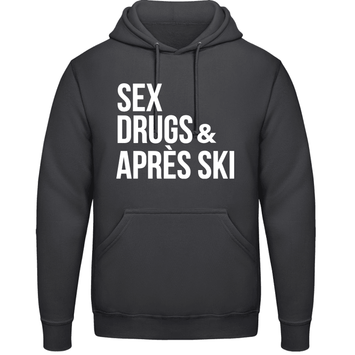 Sex Drugs & Après Ski Felpa con cappuccio contain pic