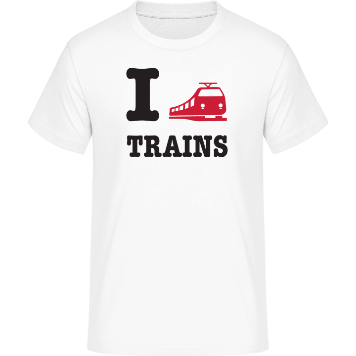 I Love Trains T-skjorte 0 image