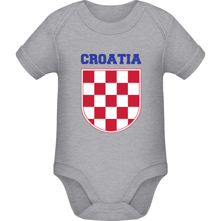 Croatia Flag Shield Baby Romper contain pic