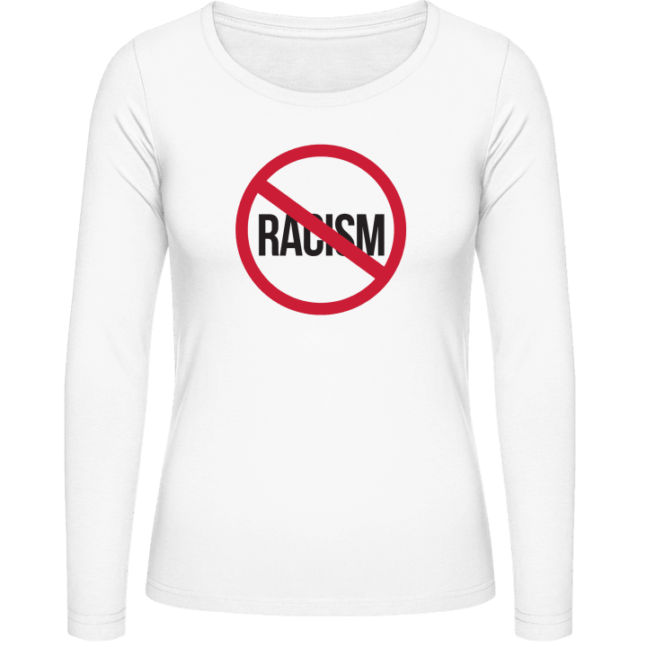 No Racism Camisa de manga larga para mujer contain pic