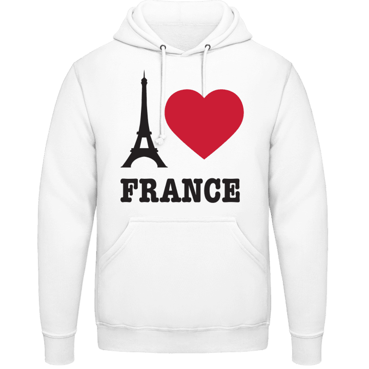 I Love France Eiffel Tower Felpa con cappuccio contain pic