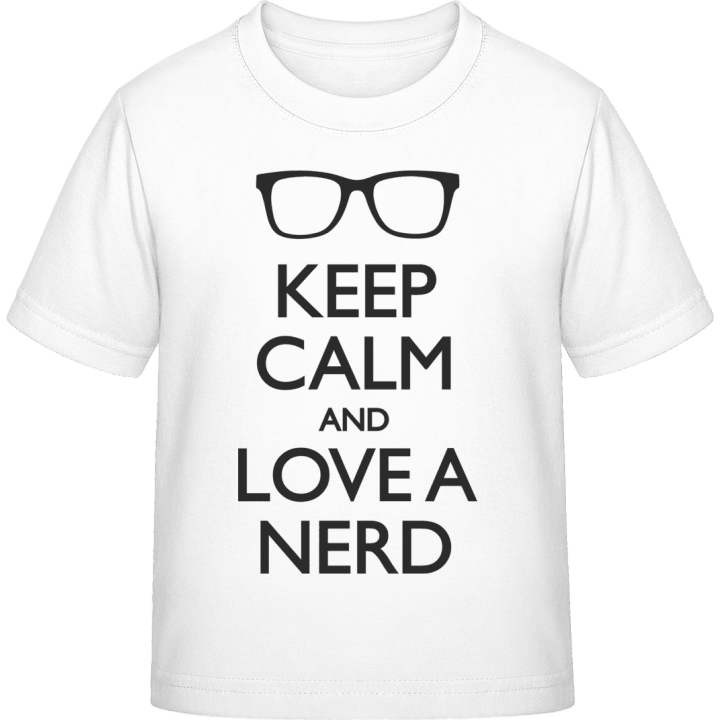 Keep Calm And Love A Nerd T-shirt til børn 0 image