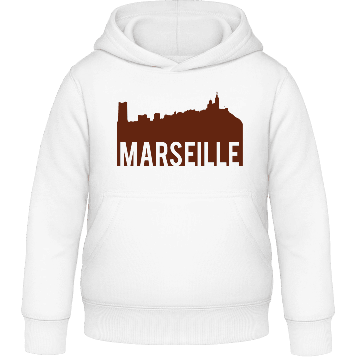 Marseille Skyline Kinder Kapuzenpulli contain pic