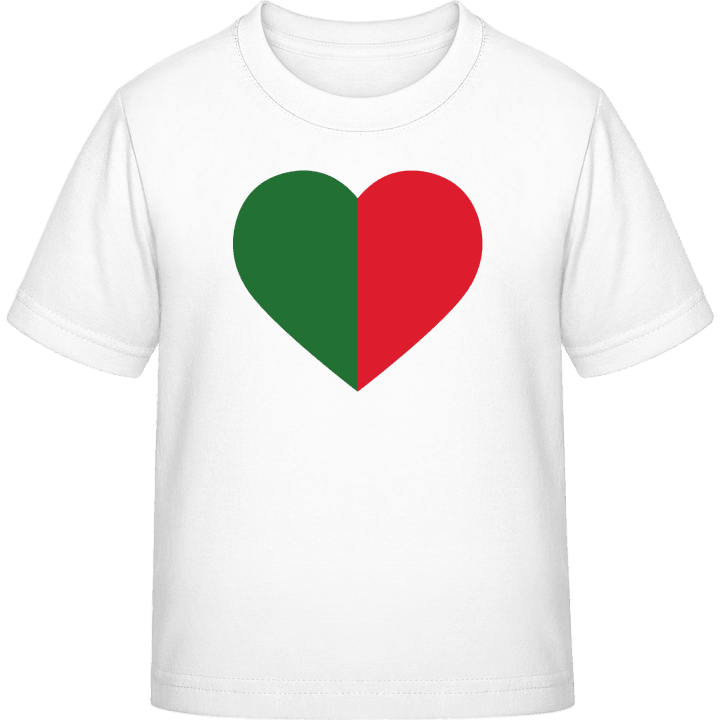 Portugal Heart T-skjorte for barn contain pic