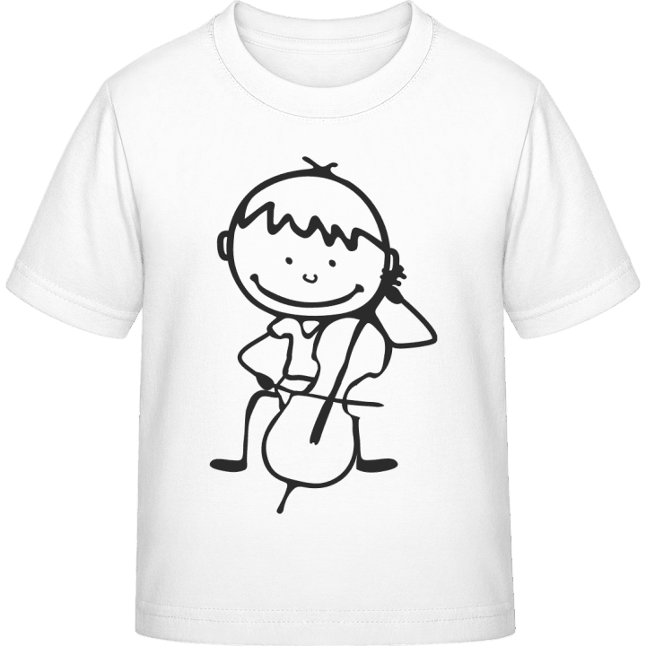 Cello Player Comic Kinderen T-shirt 0 image
