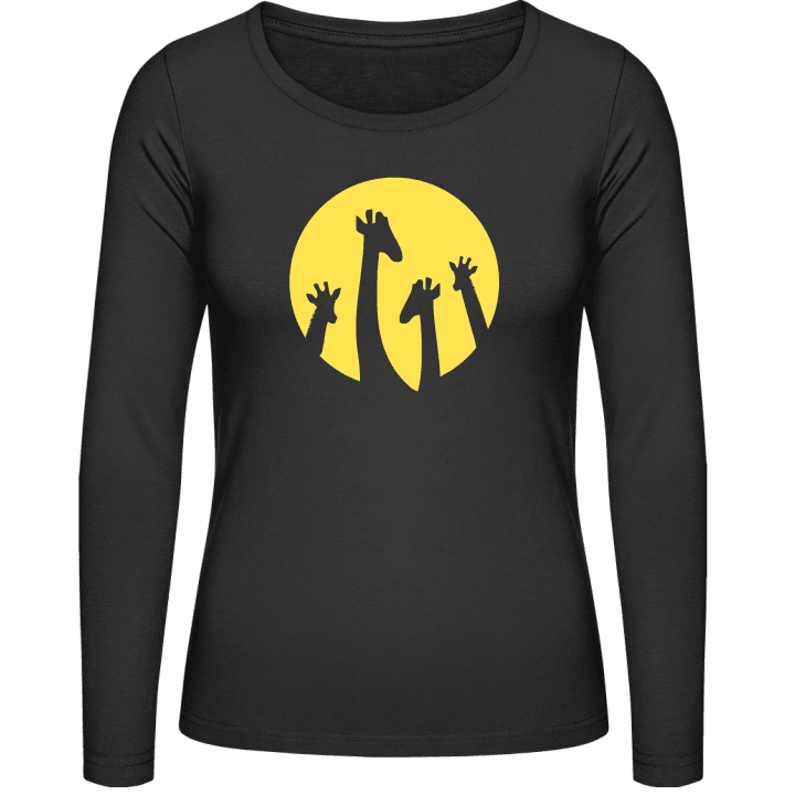 girafe Logo T-shirt à manches longues pour femmes 0 image