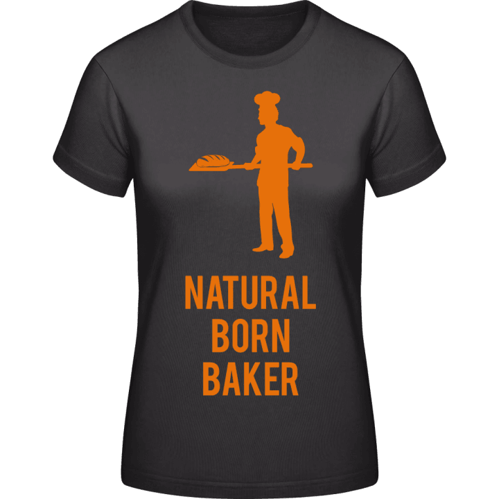 Natural Born Baker T-skjorte for kvinner contain pic