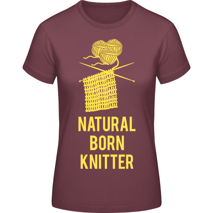 Natural Born Knitter T-shirt för kvinnor 0 image