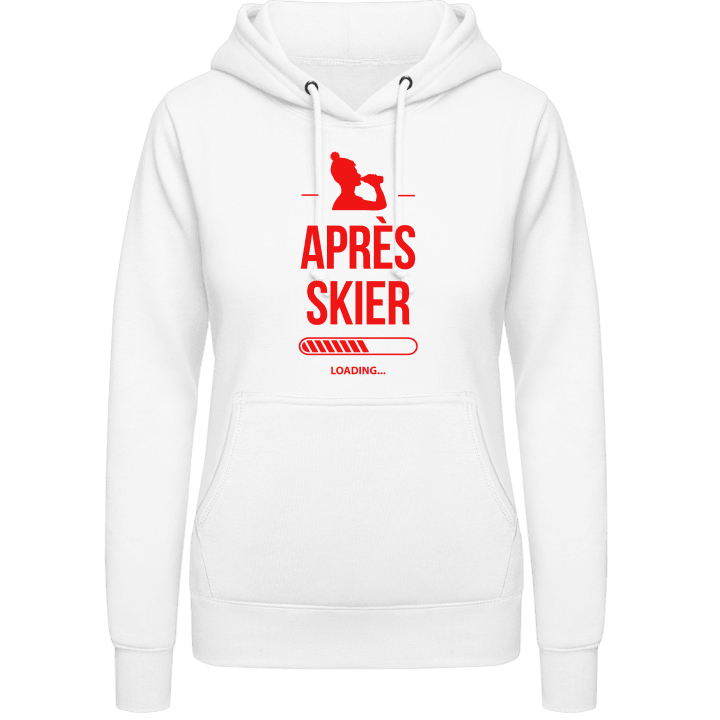 Après Skier Loading Vrouwen Hoodie contain pic