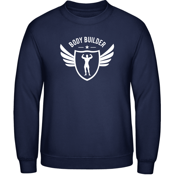 Body Builder Winged Sweatshirt contain pic