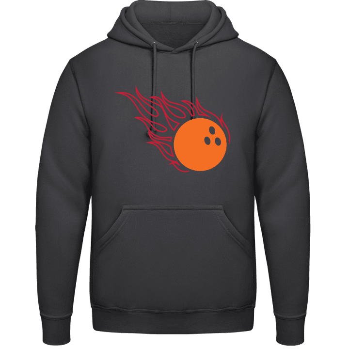 Bowling Ball With Flames Kapuzenpulli contain pic