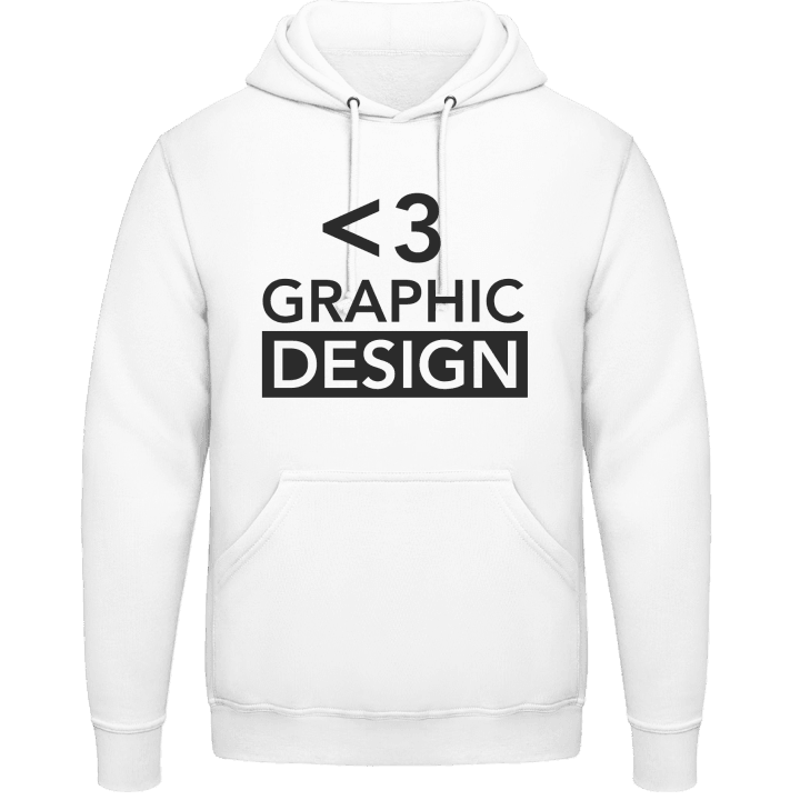 <3 Love Graphic Design Hettegenser contain pic
